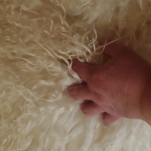 💥SOLD💥Authentic Mongolian Sheep Fur Pelt - Picture 7 of 8